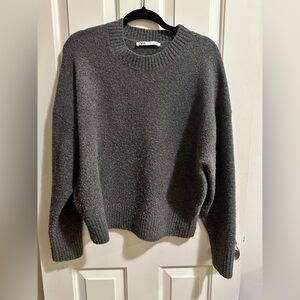 Zara grey oversized sweater size medium